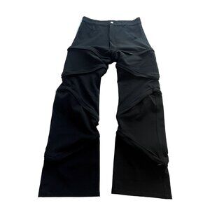 NWOT Weinsanto Asymmetrical Zippered Trousers in Black